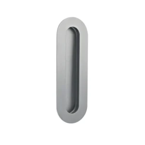 JNF 16.231 Schuifdeurkom ovaal 180x58x16mm, RVS-geborsteld