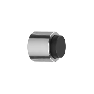 JNF serie 111 wand/muur deurbuffer totale lengte inclusief dop 37 mm. RVS-geborsteld