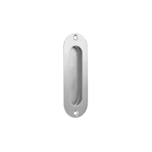 JNF 16.226 schuifdeurkom ovaal 120x40x10mm, RVS-geborsteld
