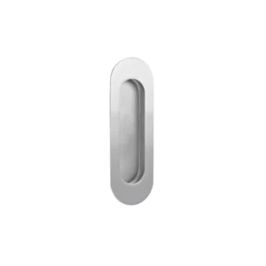 JNF Freeline Schuifdeurkom ovaal 120x40x14mm, RVS-geborsteld