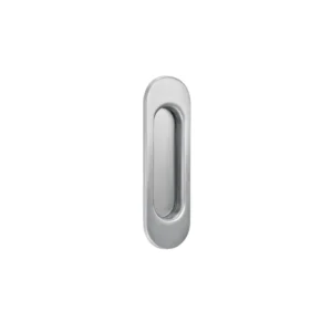 JNF 16.233 Schuifdeurkom ovaal 125x40x10mm, RVS-geborsteld