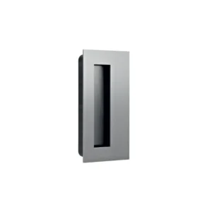JNF 16.410 serie schuifdeurkommen rechthoekig 135x70x17mm, RVS-geborsteld