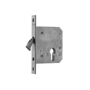 Mauer 3212W bad/schuifdeurslot doornmaat 55mm RVS voorplaat