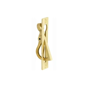 Mi Satori Elegant schuifdeurtrekring voor inbouw schuifdeuren Messing-ongelakt