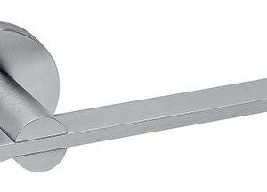 JNF deurkruk serie Flat plat staf model met rond rozet-0