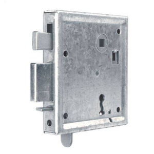 Mauer 3350 opleg poortslot met sleutel zonder kunststof krukgarnituur.-0