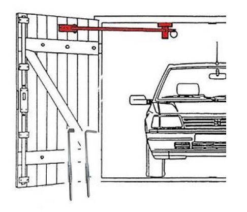 GSG TFS65 Garage deurvastzetter voor garagedeuren -6118
