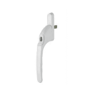 Winlock 0140-00-1 raamkruk recht model, afsluitbaar met sleutel, met standaard krukstift van 8 x 30 mm