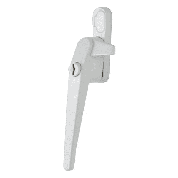 Winlock Stronghold 0102 raamboom afsluitbaar met sleutel, met sluitnok 21 mm, links en rechts, Wit-0