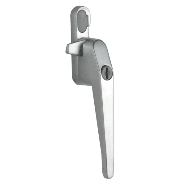 Winlock Stronghold 0102 serie, raamboom afsluitbaar met sleutel, met sluitnok 10,5 mm, links en rechts, Aluminium-0