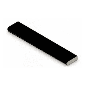 Q-lon 1026 zwart tochtstrip zelfklevend plat model, voor in de sponning.12,0 x 4,0 mm, doos 7 meter