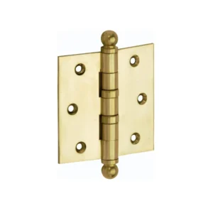 Mi Satori Kogellagerscharnier 89x89mm bol knop rechte hoeken, Messing-ongelakt