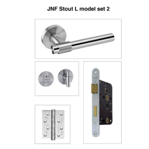 JNF Stout serie set voor bad/toilet deur-0