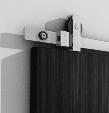 JNF Charriot schuifdeurrail set voor houten deur, 223 cm, RVS look-0