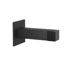 GPF 8739 wanddeurbuffer vierkant op rozet lengte 85mm, Zwart