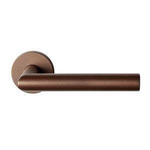 Anastasius Toi L model deurkurk 19 mm met rozet, RVS-bronze blend/ Roodbruin