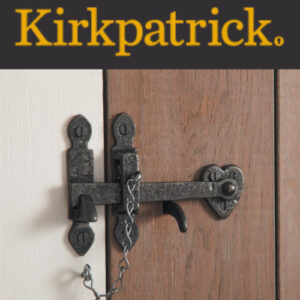 Kirkpatrick boerenklinkstellen smeedjzer zwart
