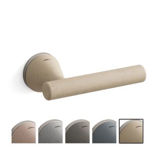 Mandelli serie 8021 Juno deurkruk op rozet, mat nikkel-zand