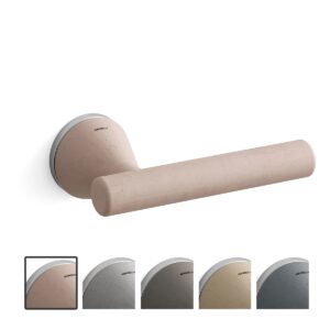 Mandelli serie 8021 Juno deurkruk op rozet, satinchrome-blos