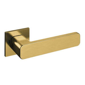 JNF serie Artic Line model Ivalo, deurkruk met vierkant rozet, Titanium-Gold