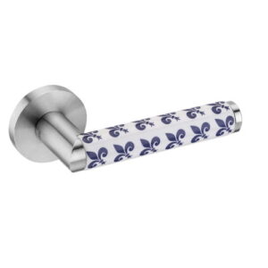 JNF collectie Link Porcelanan, deurkruk serie 446 Fleur DelisSystem