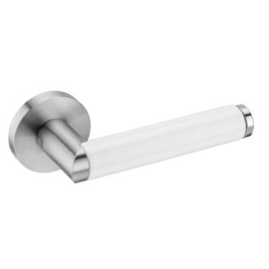 JNF collectie Link Porcelana, deurkruk serie 447 porcelana White