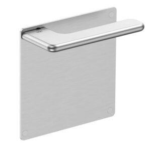 JNF Slim Rounded deurkruk 532.PQ met vierkant schild  Blind, RVS