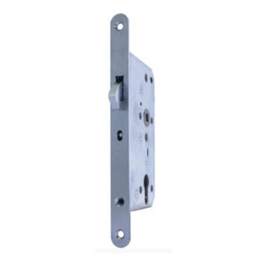 Mauerlocks schuifdeur bad-wc haak schoot slot, VB 60/72, RVS voorplaat