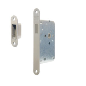 Mauerlocks 1545 serie Magneet Loopslot 50mm, L/R afgeronde voorplaat RVS
