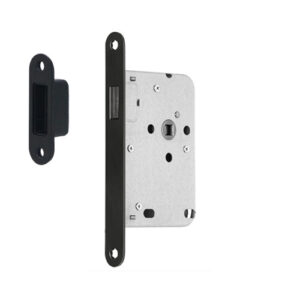 Mauerlocks 1545 serie Magneet Loopslot 50mm, L/R afgeronde voorplaat Zwart