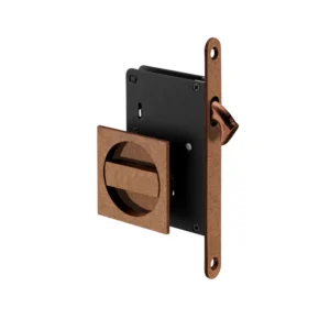 JNF 20.938 Bad/toilet schuifdeur slot vierkant, Raw-Copper