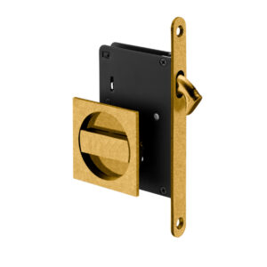 JNF 20.938 Bad/toilet schuifdeur slot vierkant, Raw-Gold