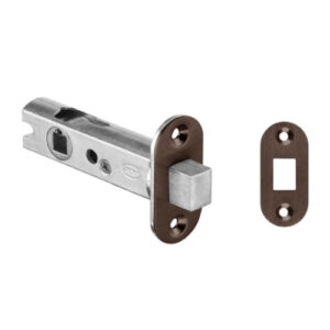 JNF 20.152 Insteekslot voor bad en toilet, doornmaat 60mm, voorplaat Titanium-Chocolat