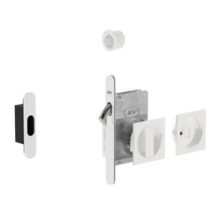 JNF 20.940 schuifdeur bad/toilet slot met indicatie vierkant, Wit