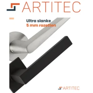 Artitec collectie deurkrukken met Ultra slanke 5mm rozetten