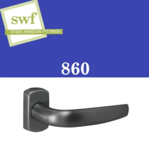 SWF serie B860 Classic deurkrukken op rozet of langschild