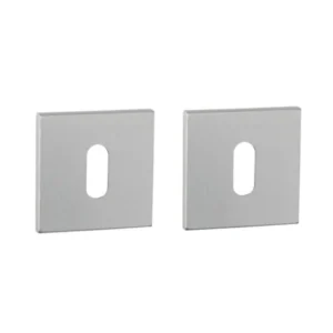 Artitec Ultra dunne vierkant sleutel rozet 5mm, RVS-geborsteld