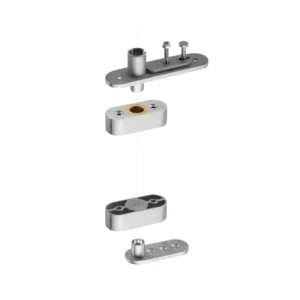 JNF 202.C Taatsscharnier deurgewcht tot 100KG, RVS-geborsteld