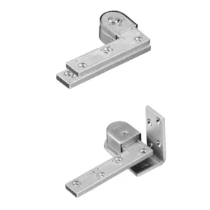 JNF 205.D offset Taatsscharnier rechts deurgewicht tot 160KG, RVS-geborsteld
