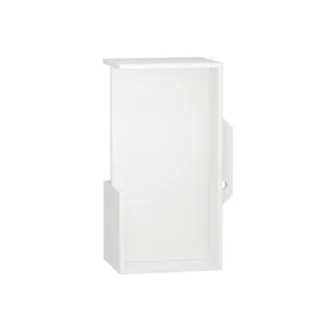 GPF 0708 inbouw schuifdeurkom met greep voorkant 100x50mm deurdikte 40mm Wit