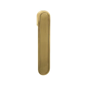 JNF 16.312 Schuifdeurtrekring ovaal , Titanium-Gold