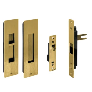 JNF 20.925 Pendulum Magnetisch schuifdeurslot voor bad-toilet,Titanium-Gold