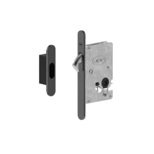 JNF 20.941 schuifdeur bad/toiletslot met haakschoot, Titanium-Black