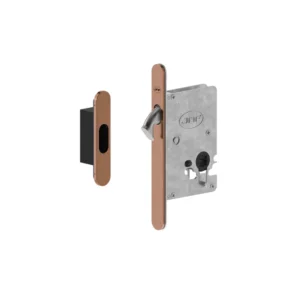 JNF 20.941 schuifdeur bad/toiletslot met haakschoot, Titanium-Copper