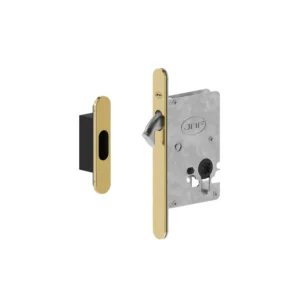 JNF 20.941 schuifdeur bad/toiletslot met haakschoot, Titanium-Gold