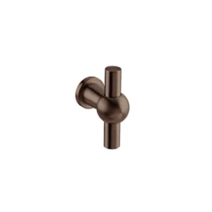 JNF Chemin de Fer (train) meubelknop T Model 48 x 8mm, Titanium-Chocolat