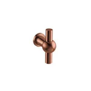 JNF Chemin de Fer (train) meubelknop T Model 48 x 8mm, Titanium-Copper