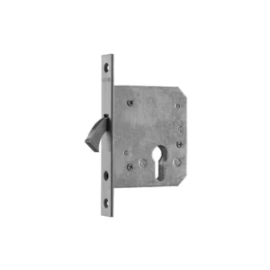 Mauer 3212 schuifdeurslot haakschootslot PC 55mm, Grijs-gelakt