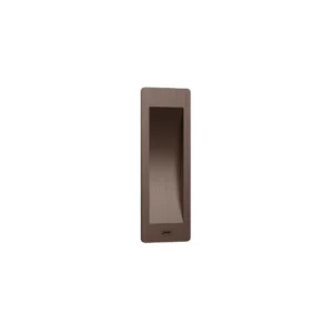 JNF 16.020 rechthoekige schuifdeurkom 120x40mm, Titanium-Chocolat