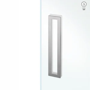 JNF 16.559.A glasdeur schuifdeurkom rechthoekig 300x60mm, RVS-geborsteld